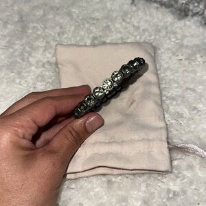 Plunder Gunmetal Sparkly Bangle